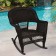 Espresso Rocker Wicker Chair