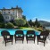 Espresso Wicker Chair Without Cushion - Set of 4
