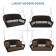 Espresso Resin Wicker Porch Swing with Brown Cushion