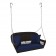 Espresso Resin Wicker Porch Swing with Cushion