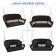 Espresso Resin Wicker Porch Swing with Black Cushion