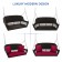 Espresso Resin Wicker Porch Swing with Red Cushion
