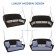 Espresso Resin Wicker Porch Swing with Steel Blue Cushion