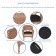Honey Wicker Chair With Black Cushion (Set of 2)