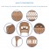 Honey Wicker Chair Without Cushion - Set of 2