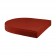 5pc Honey Wicker Dining Set - Brick Red Cushions