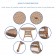 5pc Honey Wicker Dining Set - Turquoise Cushions