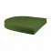 5pc Honey Wicker Dining Set - Hunter Green Cushions