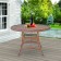 Honey Wicker 44 Inch Round Dining Table