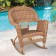 Honey Rocker Wicker Chair