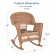 Honey Rocker Wicker Chair Without Cushion -  Set of 2