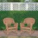 Honey Rocker Wicker Chair Without Cushion -  Set of 2
