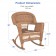 Honey Rocker Wicker Chair