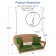 Honey Resin Wicker Porch Swing with Hunter Green Cushion