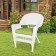 White Wicker Chair With Sage Green Cushion