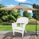White Wicker Chair
