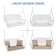 White Resin Wicker Porch Swing with Tan Cushion