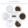 White Wicker Chair And End Table Set With Brown Chair Cushion