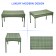 Grey Resin Wicker Clark Coffee Table