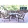 5pc Santa Maria Honey Wicker Dining Set - Tan Cushions