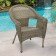 Grey Resin Wicker Clark Single Chair