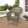 Grey Resin Wicker Clark Single Chair
