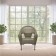 Grey Resin Wicker Clark Single Chair