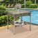 Grey Resin Clark Wicker Clark Side Table(KD)