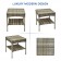 Grey Resin Clark Wicker Clark Side Table(KD)