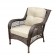 6pc Wicker Seating Set with Ivory Cushions