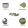 6pc Wicker Seating Set with Sage Green Cushions