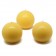 3 Inch Yellow Ball Candles (6pc/Box)