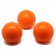 3 Inch Orange Ball Candles (6pc/Box)