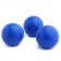 3 Inch Blue Ball Candles (6pc/Box)
