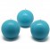 3 Inch Turquoise Ball Candles (6pc/Box)