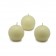 2 Inch Ivory Ball Candles (96pc/Case) Bulk