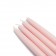 6 Inch Light Rose Taper Candles (1 Dozen)