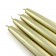 6 Inch Metallic Gold Taper Candles (144pcs/Case) Bulk