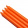 10 Inch Orange Straight Taper Candles (1 Dozen)