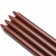 10 Inch Brown Straight Taper Candles (1 Dozen)
