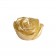 3 Inch Metallic Gold Rose Floating Candles (12pc/Box)