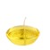 3 Inch Clear Yellow Gel Floating Candles (72pcs/Case) Bulk