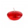 3 Inch Clear Red Gel Floating Candles (72pcs/Case) Bulk