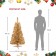 4ft. Pre-lit Champagne Tinsel tree