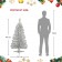 4ft. Prelit Silver Tinsel Tree