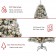 7.5ft. Prelit Frosted Christmas Tree with Meta Stand