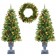 3-Piece 4ft. Christmas Tree and Holiday Wreath Set