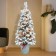 4FT Flocked Pot Christmas Tree