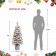 4FT Flocked Pot Christmas Tree