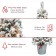 4FT Flocked Pot Christmas Tree